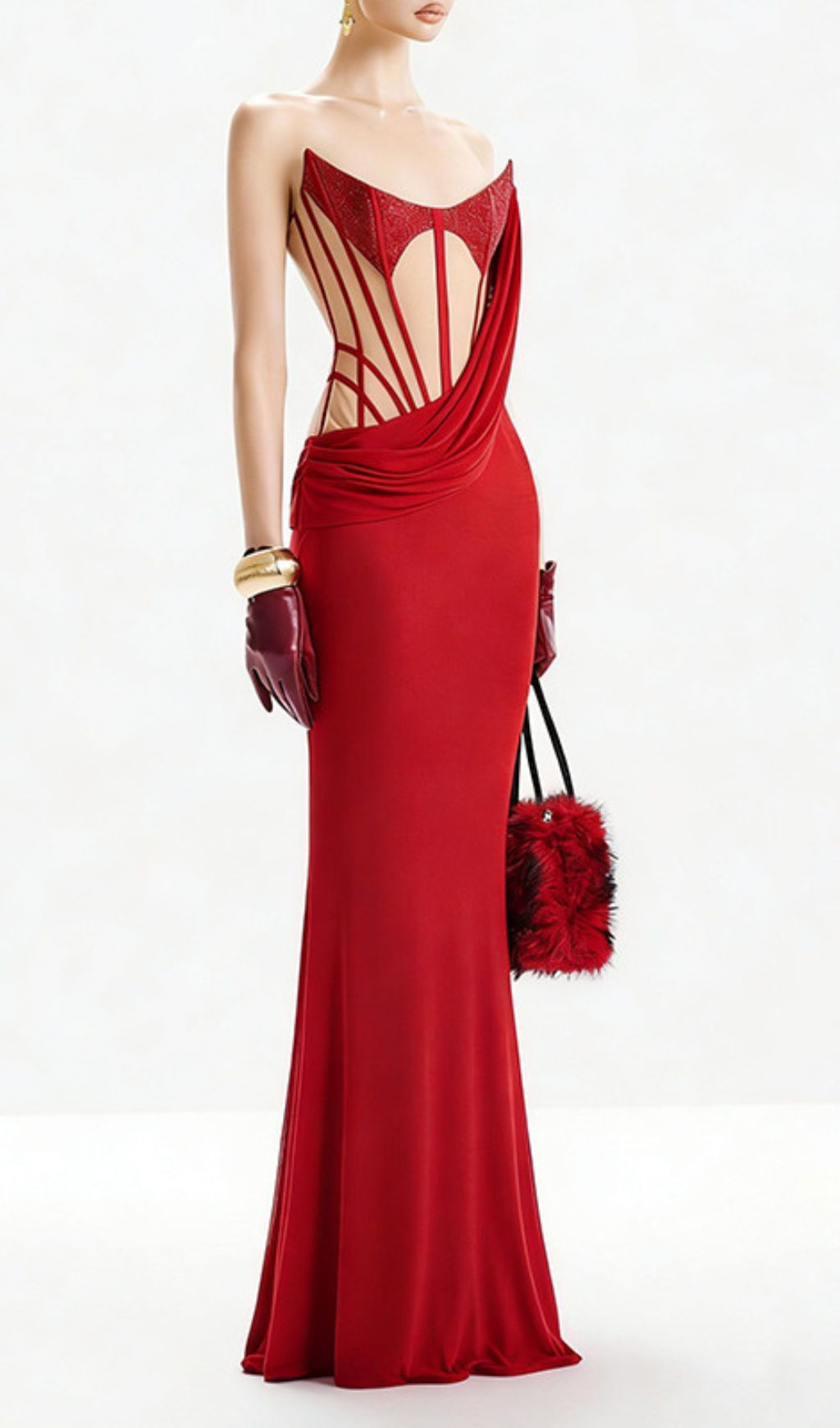 9e11693adf94a0853bef081ad3ba74ab.jpg Fashionslee Women Janan Red Corset Maxi Dress