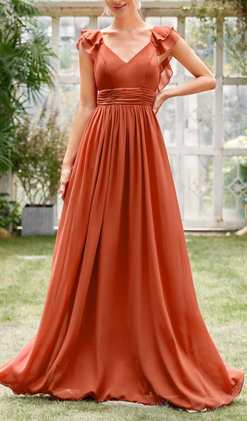 9e3bf1f0c61c483d60384426bb9ef5e7.png Fashionslee Women Gersemi V-Neck Ruffle Maxi Dress