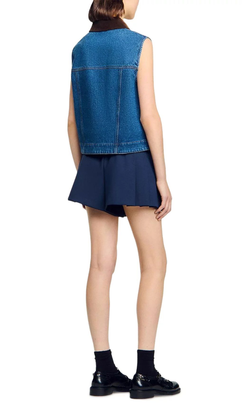 Fashionslee Women Denim Vest