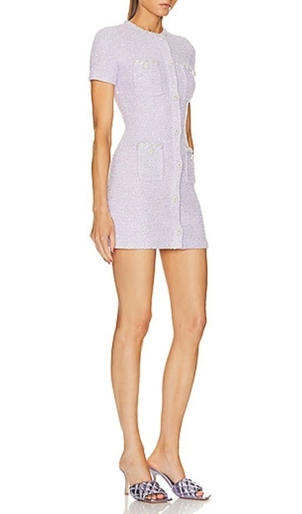 9e96f6948516ff4ddef4f793cbf8c93d.jpeg Fashionslee Women Crystal-Embellished Button Mini Dress In Lilac