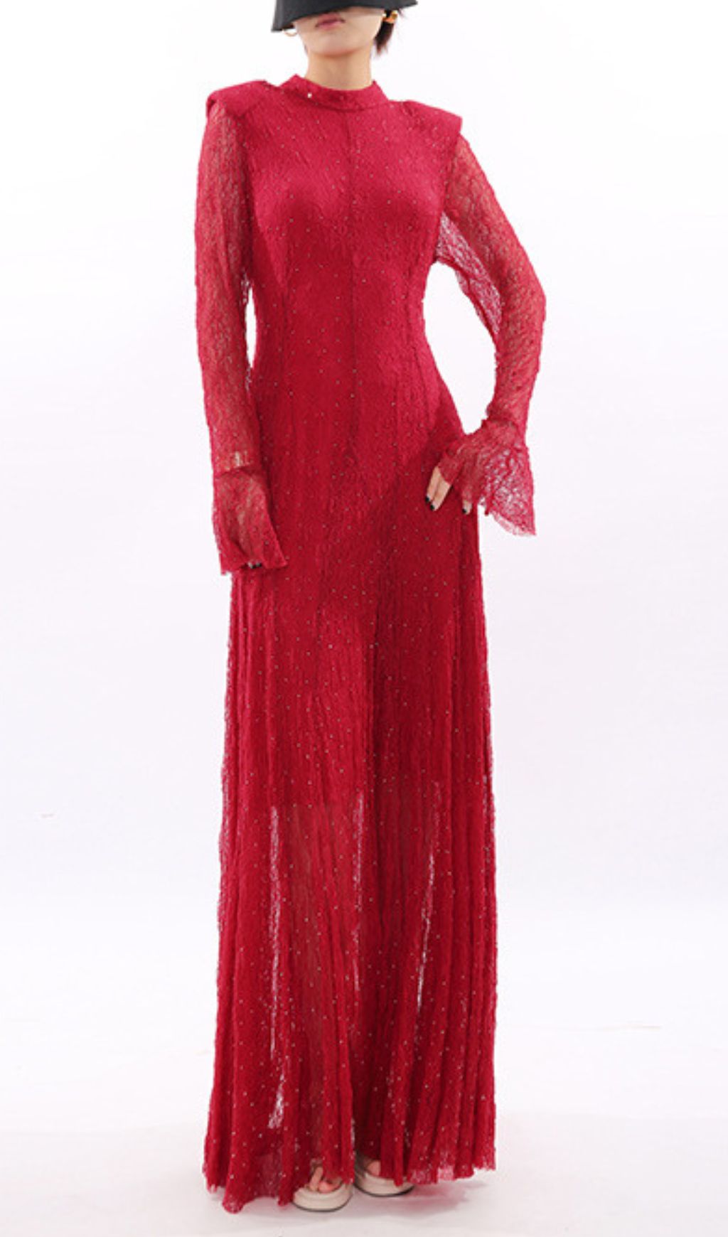 9f0e9acc4188a85e58e6736cc87445a4.jpg Fashionslee Women Janus Red Long Sleeve Maxi Dress