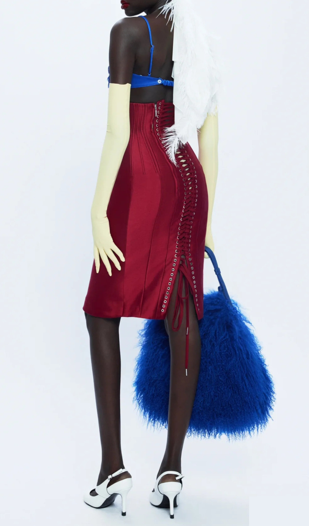 9f2f4bfe94202bb6016141f2253423a5.png Fashionslee Women Hedwig Flower Top & Red Skirt Set