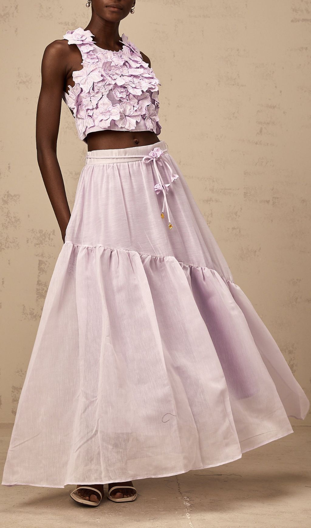 TRENDING PURPLE FLOWER TWO-PIECE SET - OWNCI TRENDING PURPLE FLOWER TWO-PIECE SET - OWNCI