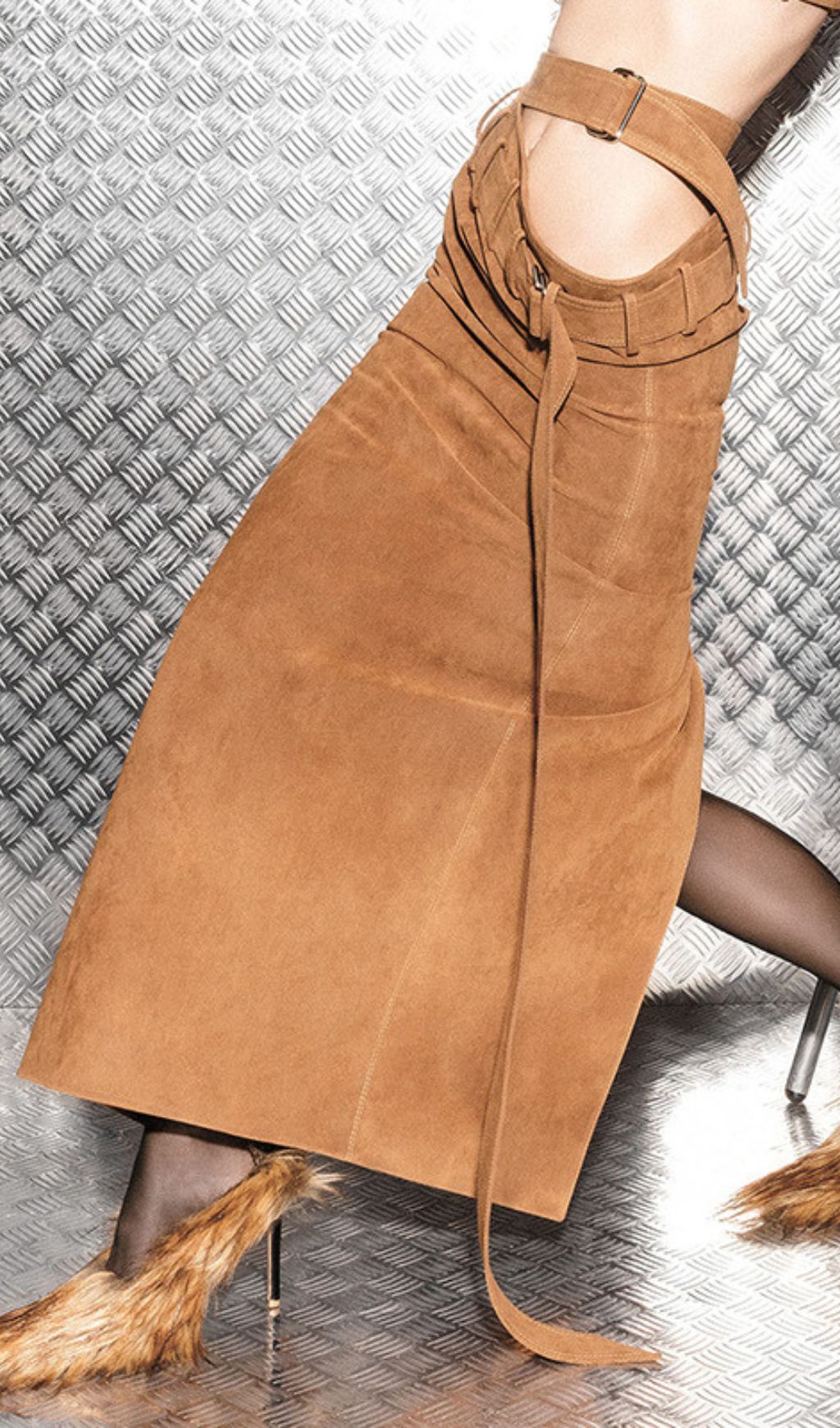 9f71fceb26a4f160fc40893b7be8c492.jpg Fashionslee Women Giverny Brown Belt Maxi Skirt
