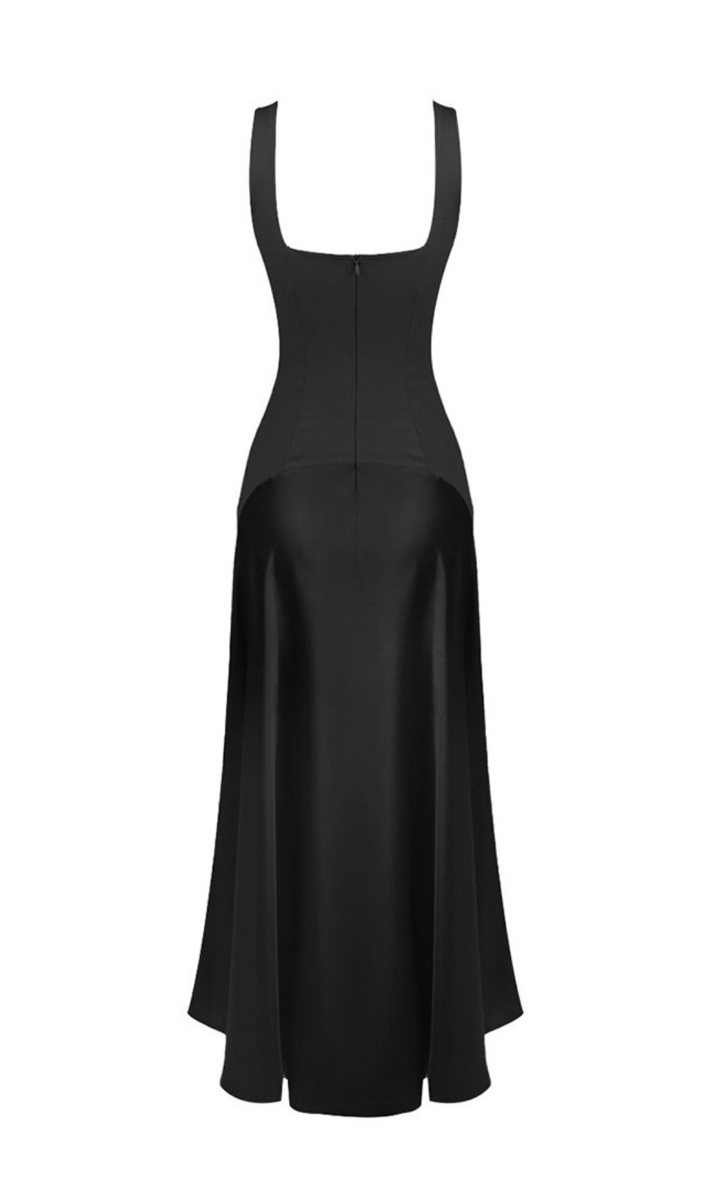 a01c91481e74ef4db2e941040662ba73.jpg Fashionslee Women Kalista Black Square Neck Maxi Dress