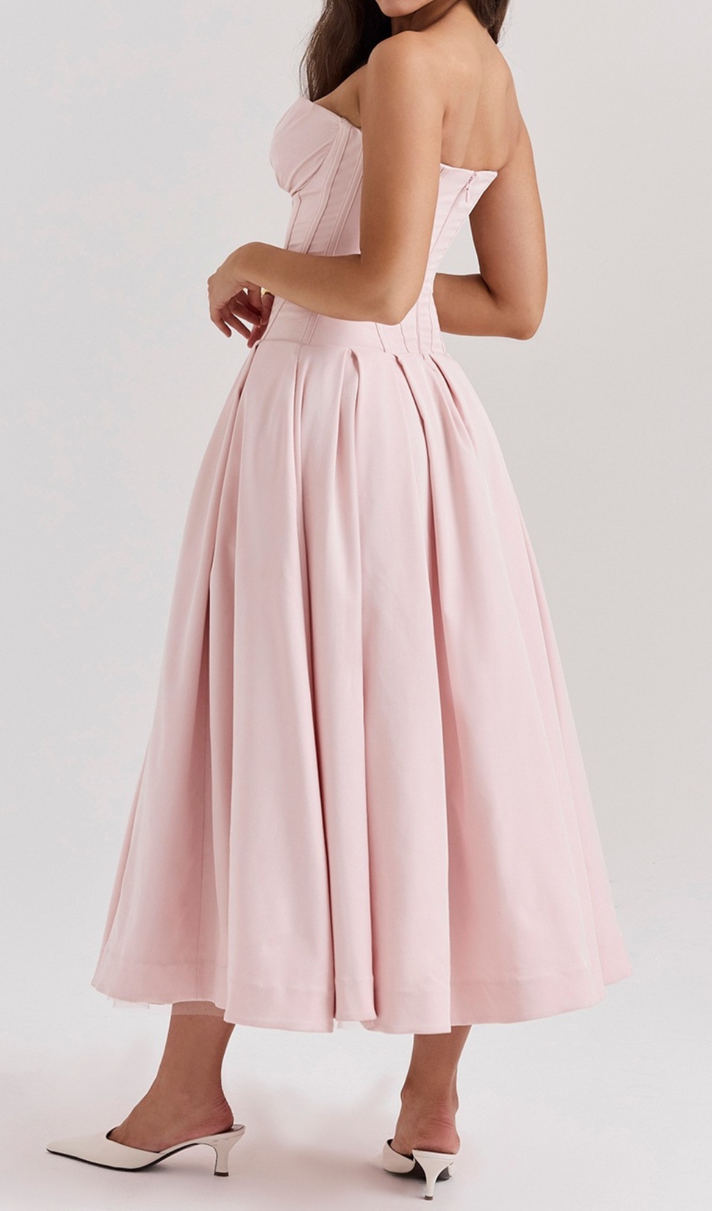 a02b99e3513b2eda330f924c37b8e56c.jpg Fashionslee Women Devani Pink Strapless Corset Midi Dress