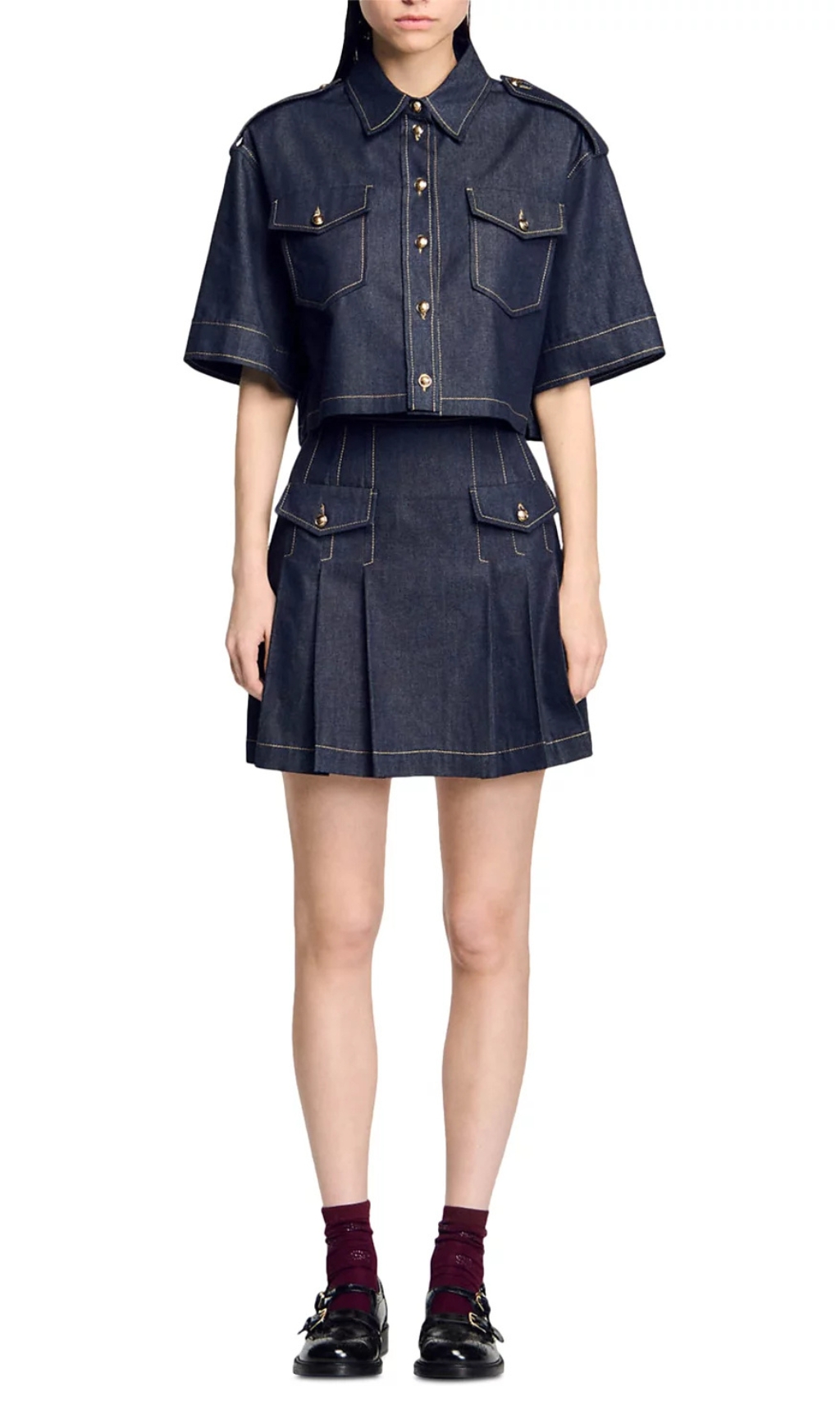 a0703c395fa9549781f6db0e484c825b.jpg Fashionslee Women Officer Skirt