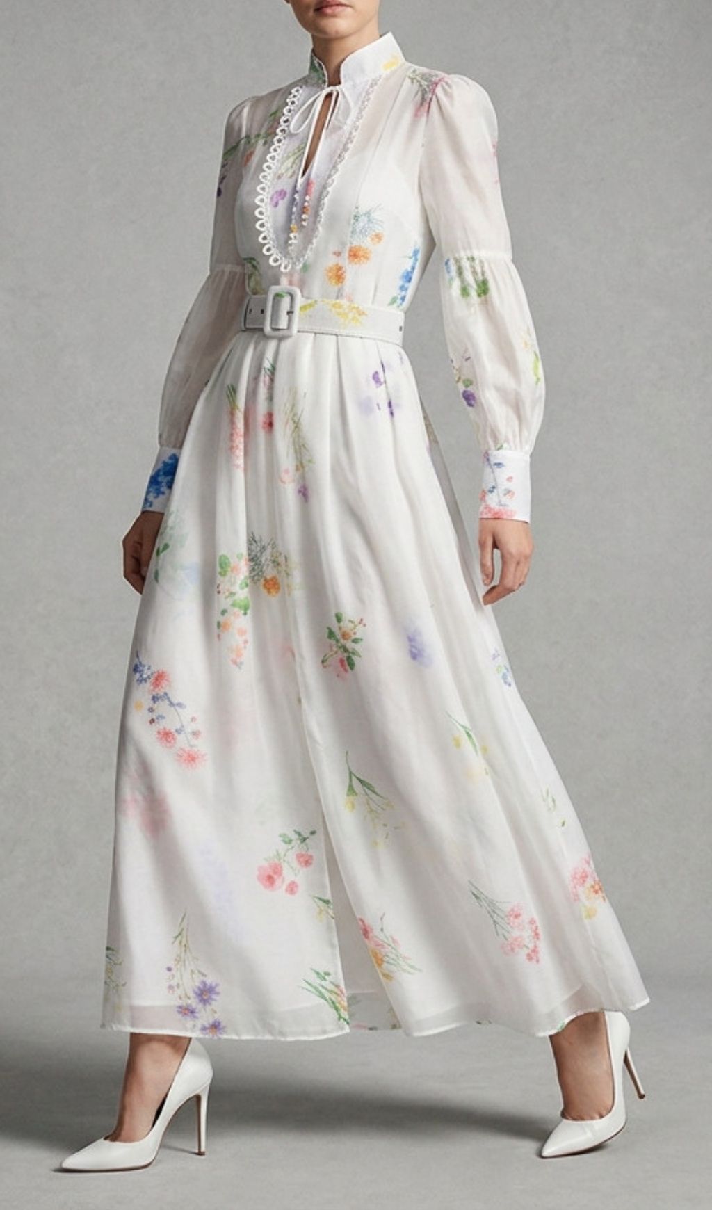 Fashionslee Women Kaur Floral Long Sleeve Maxi Dress