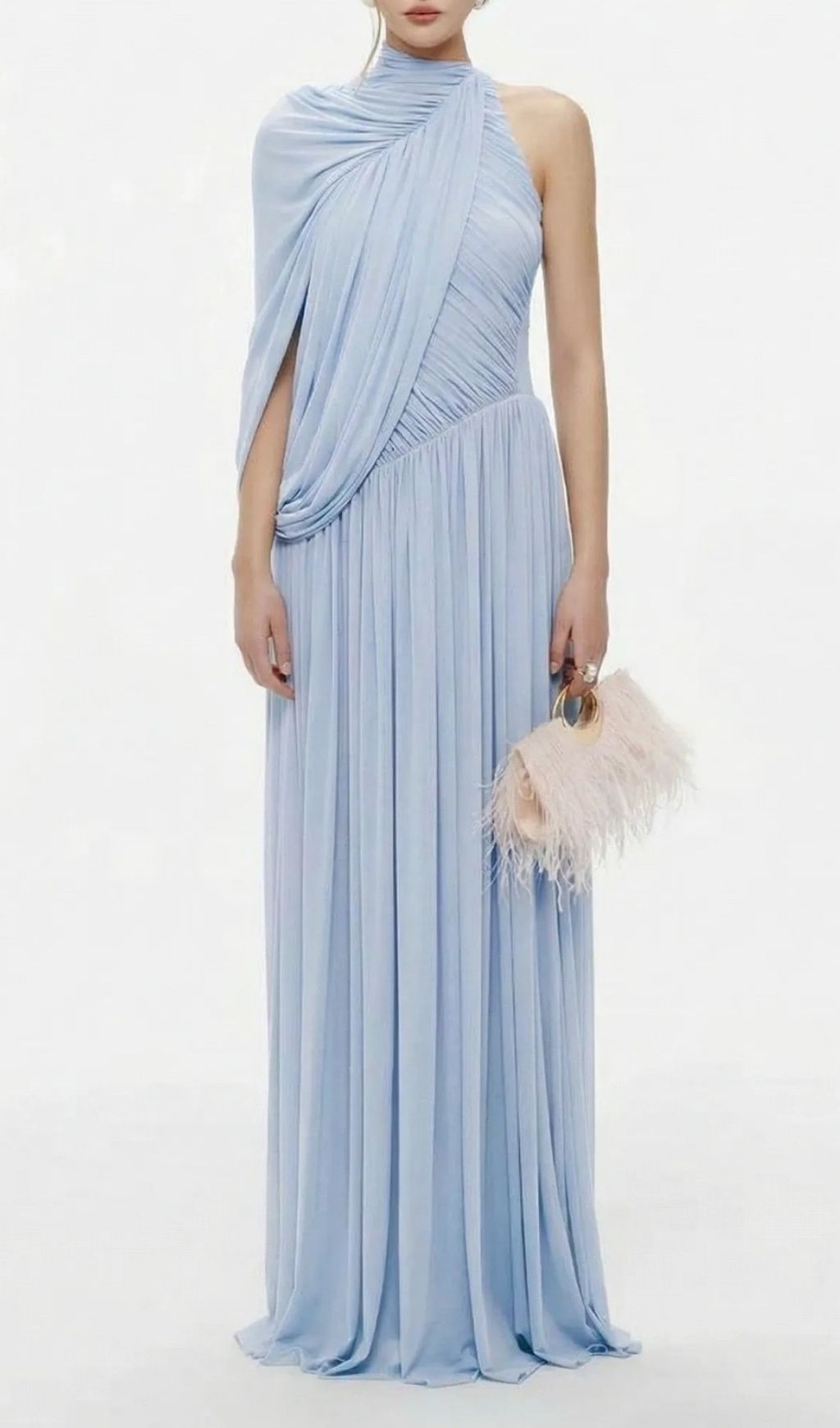 a0c924fc583bd92198571333267ccf98.jpg Fashionslee Women Kennedi Irregular Shoulder Ruched Maxi Dress