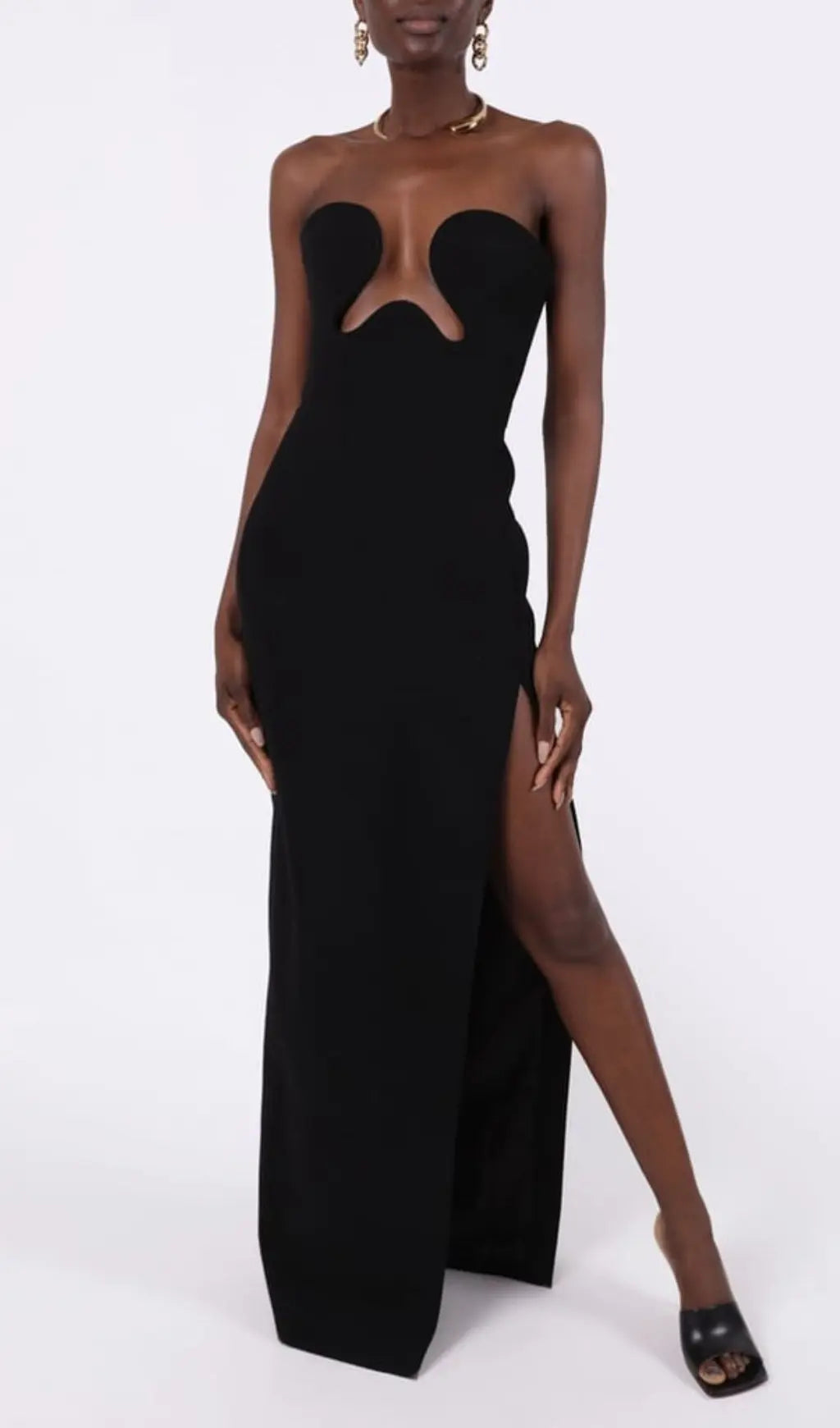 a0dfd0a0ff9da94b24e55666e9d2a4a7.jpeg Fashionslee Women Theodora Black Maxi Bandage Dress