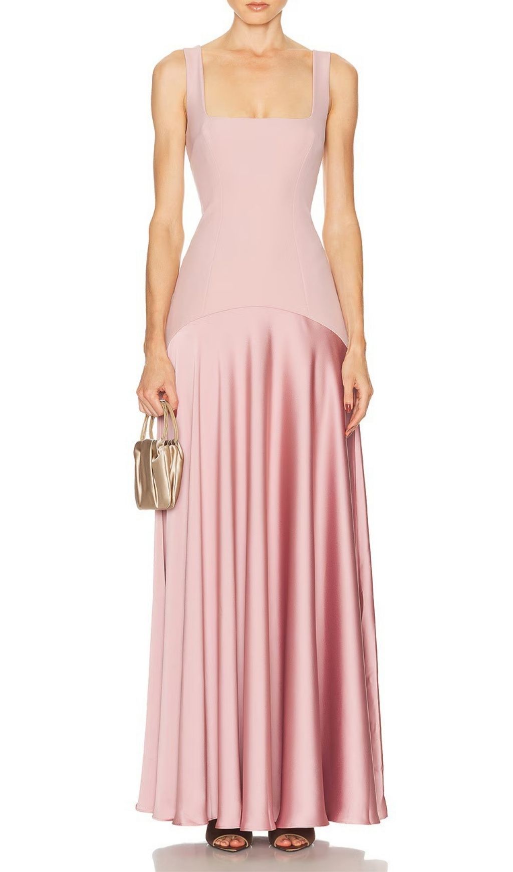 Fashionslee Women Kenya Strappy Square Neck Maxi Dress