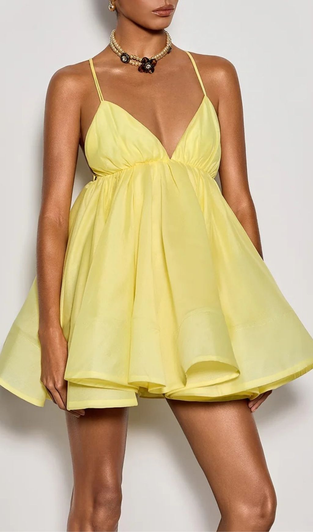 TRENDING SPAGHETTI FLARE MINI DRESS - OWNCI TRENDING SPAGHETTI FLARE MINI DRESS - OWNCI