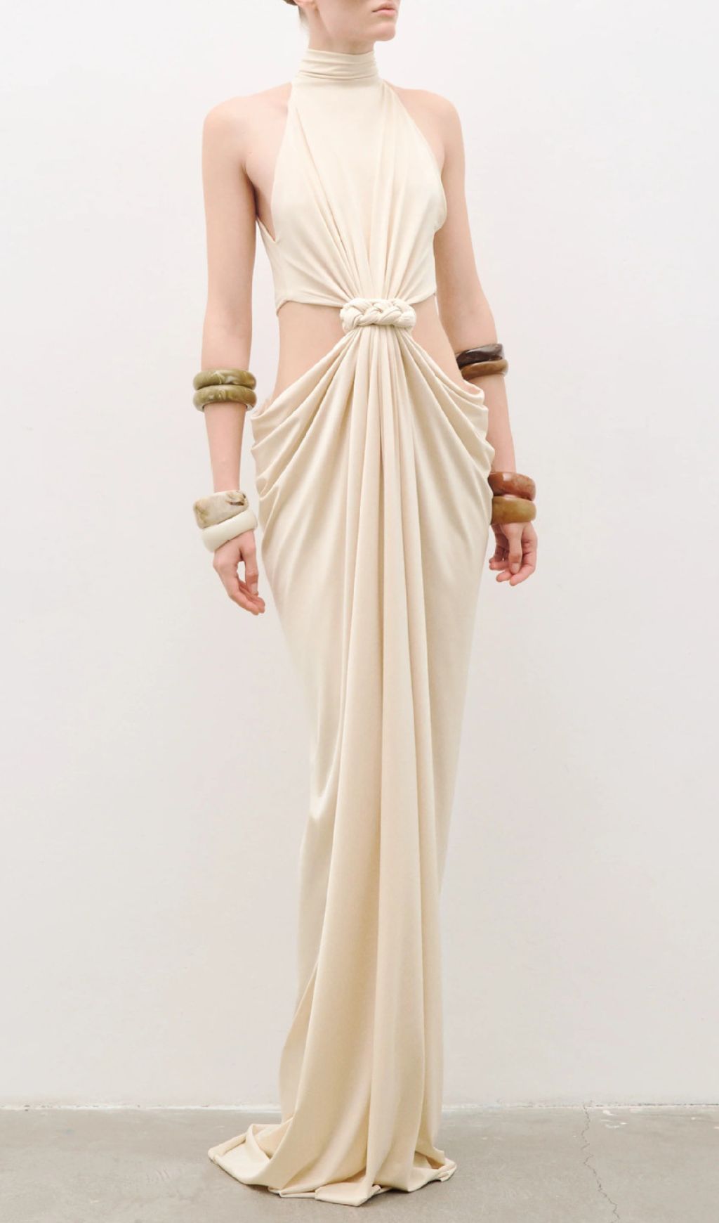 Fashionslee Women Jayme Sleeveless Cutout Maxi Dress