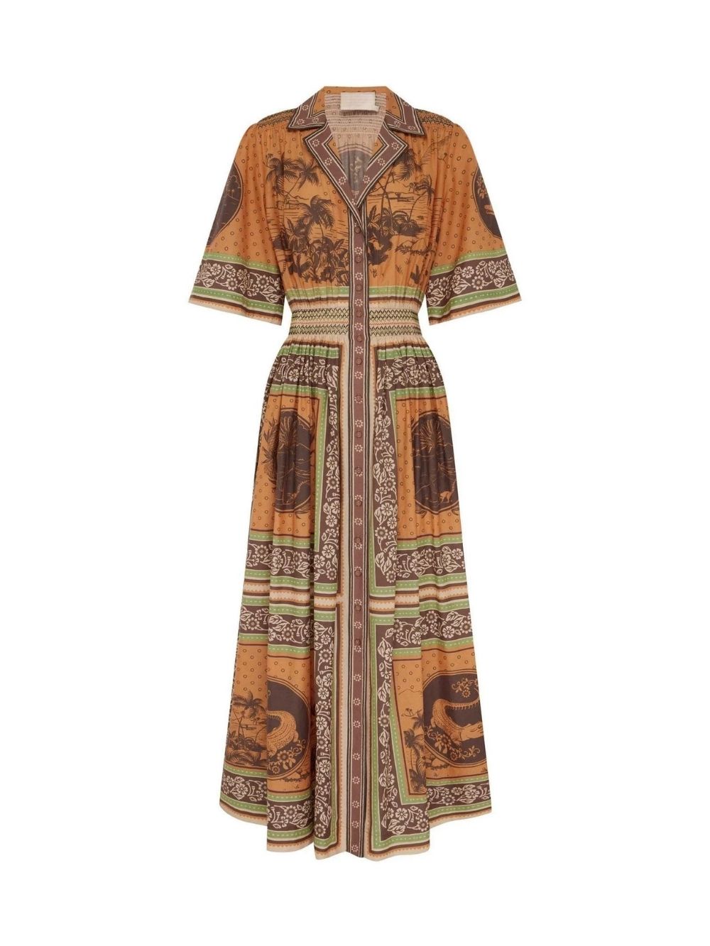 TRENDING KLOE PRINTED MIDI DRESS - OWNCI TRENDING KLOE PRINTED MIDI DRESS - OWNCI