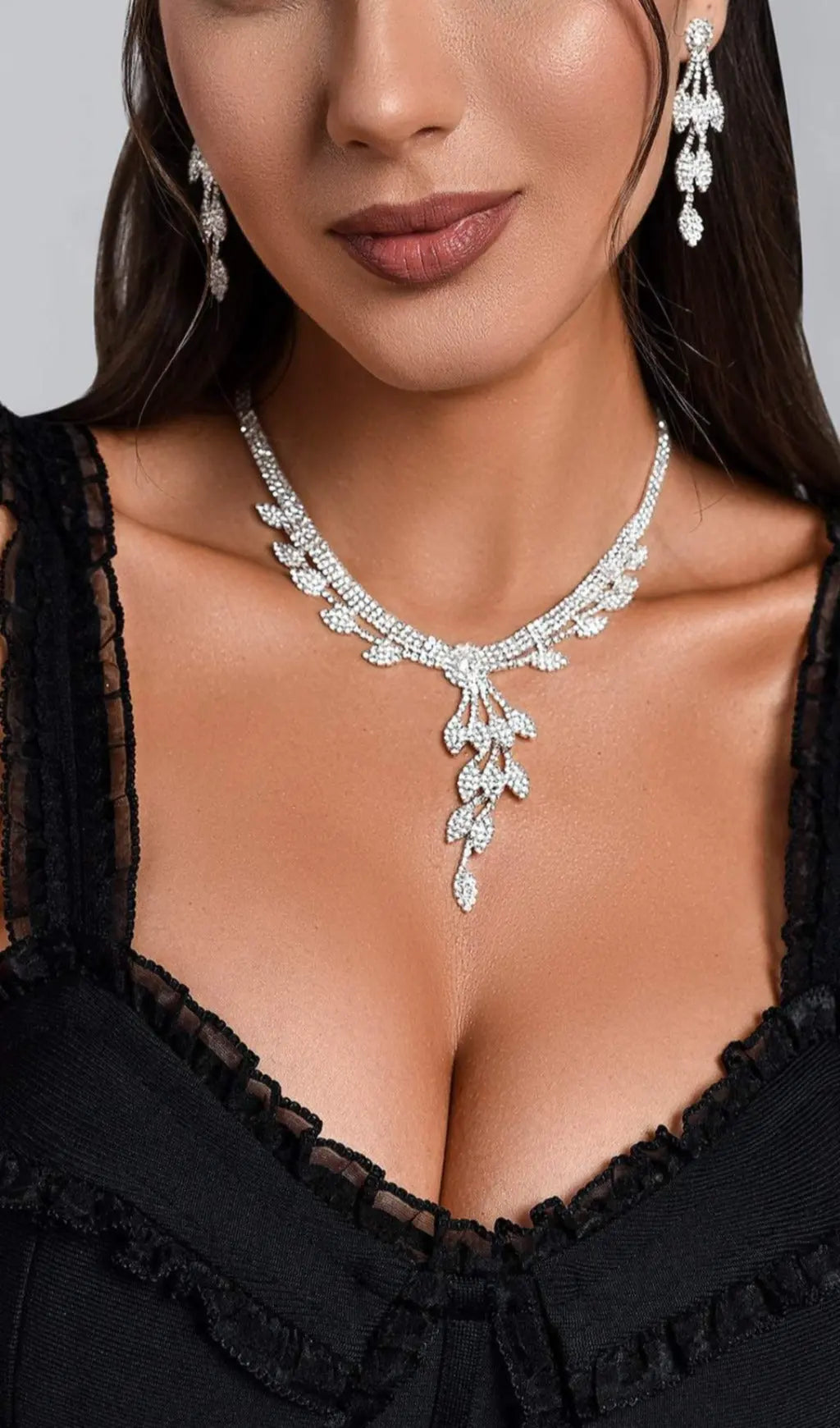 Fashionslee Women Kivi Rhinestone Set