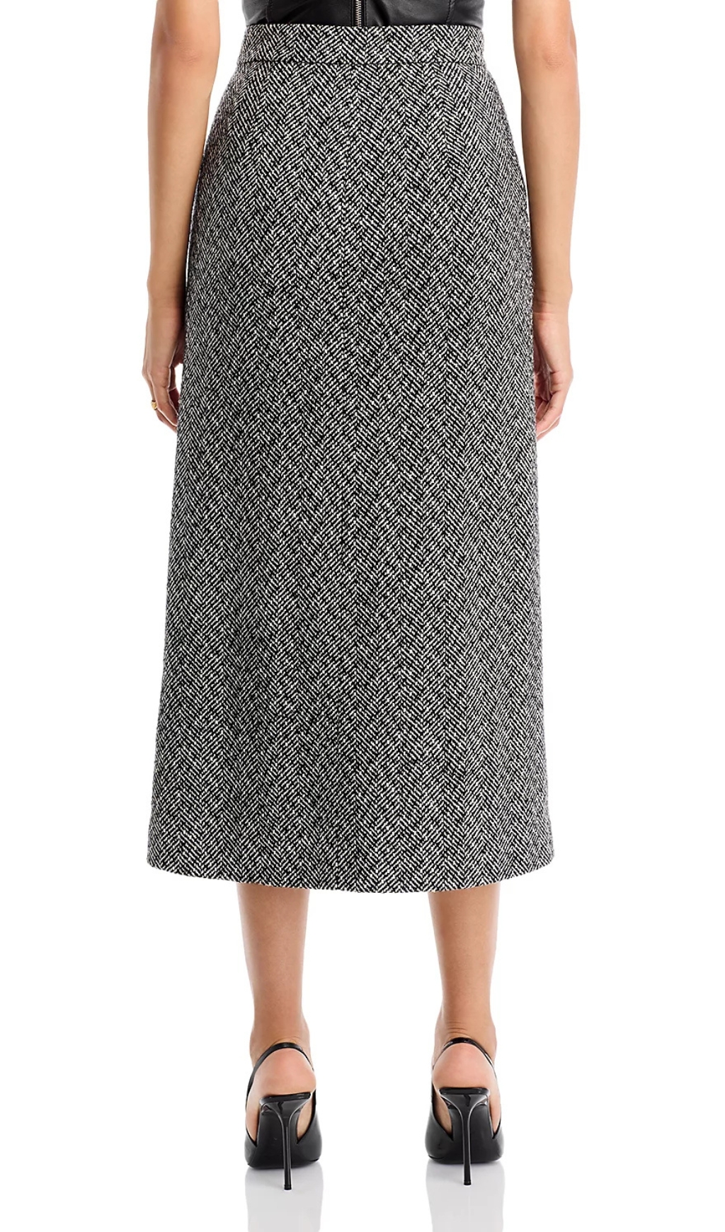 a2b4eb49846b89daa0ed46d0b05a8056.jpg Fashionslee Women Herringbone Midi Skirt