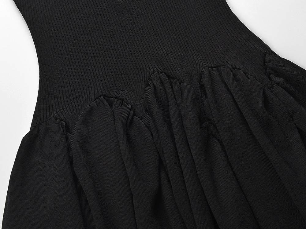 a3218f09b715b955d1d2312953417410.jpg Fashionslee Women Haven Black Sleeveless Knit Maxi Dress