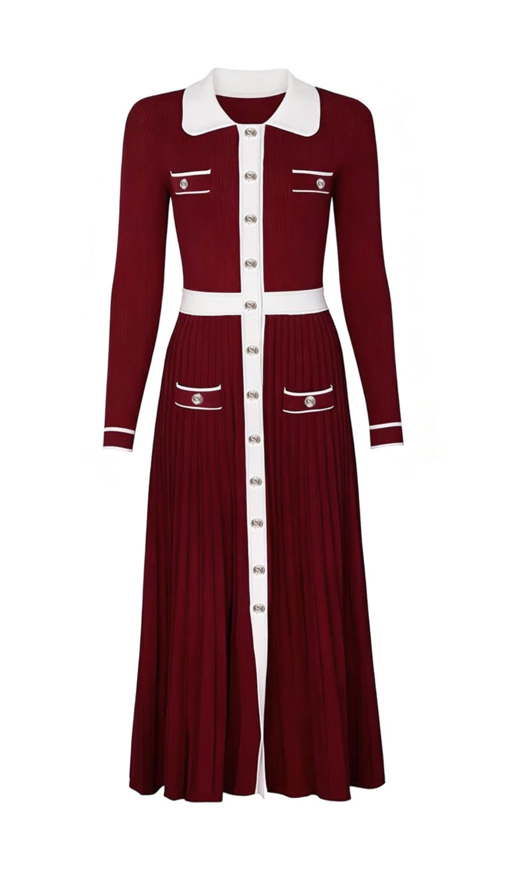 a322486d4cae9b19bbab26a066d7f7f2.jpg Fashionslee Women Judy Knit Long Sleeve Midi Dress