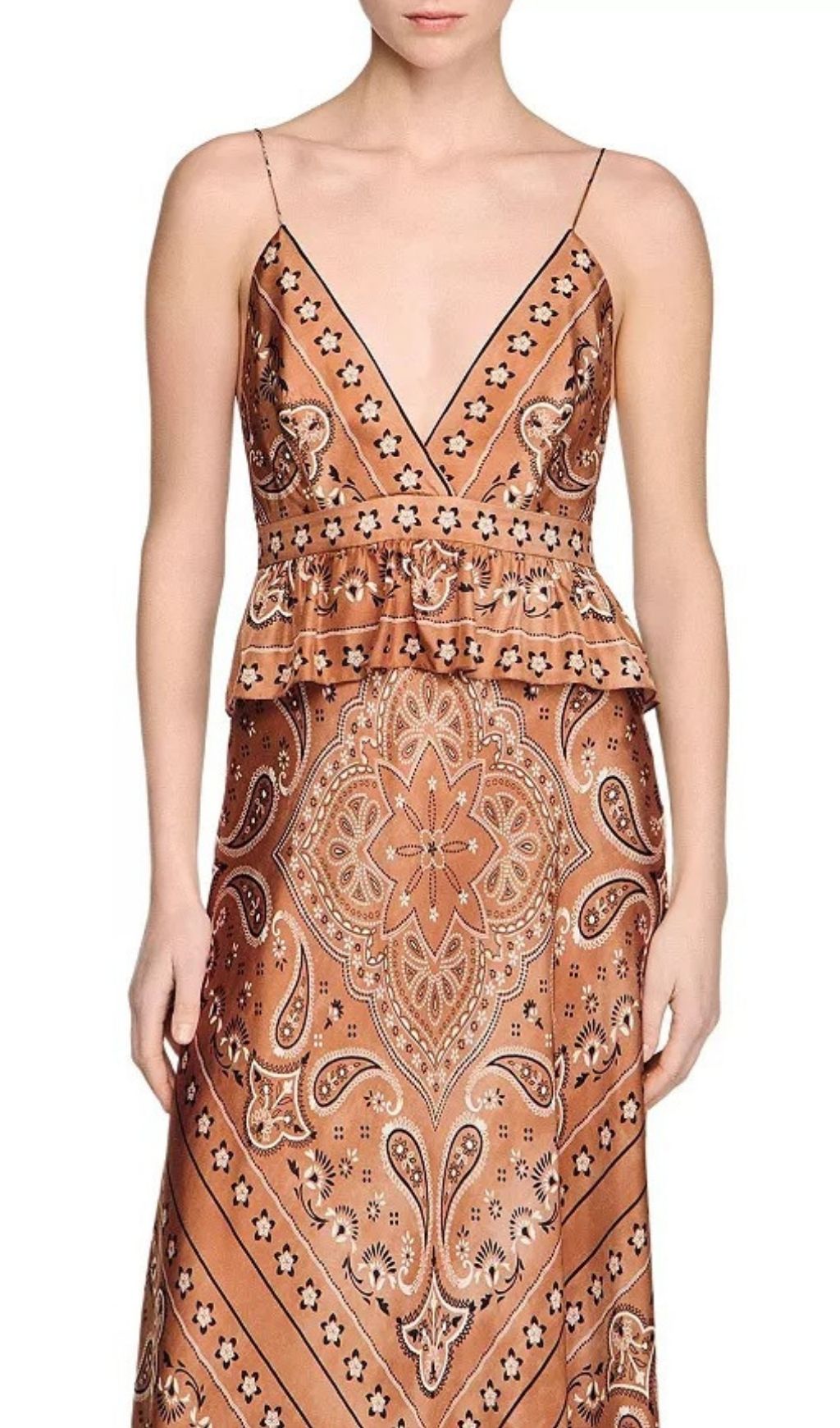 Fashionslee Women Bandana Print Maxi Dress