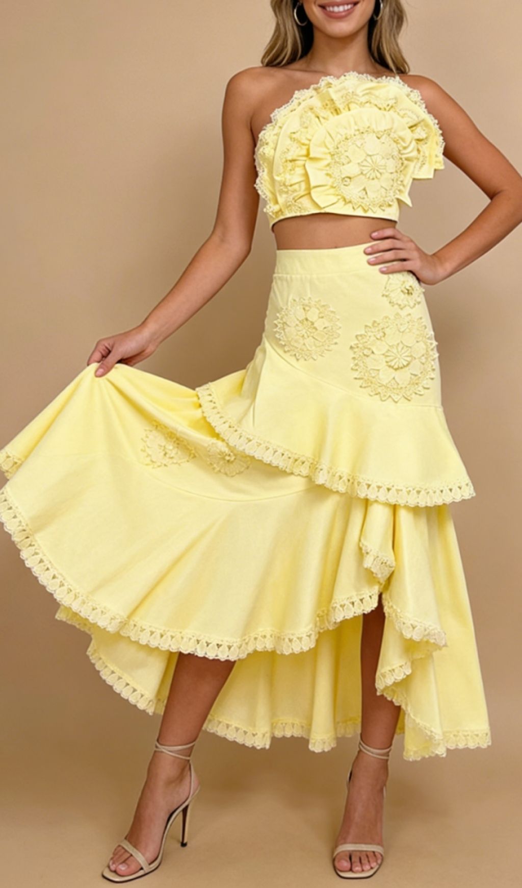 a352f9823ac9ee90575d0bb0551e9236.jpg Fashionslee Women Kalli Flower Two-Piece Set