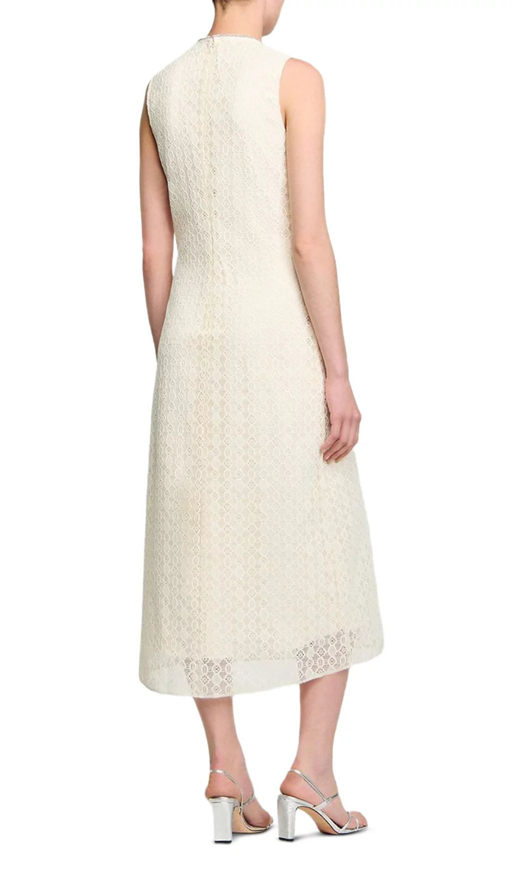 Fashionslee Women Lace Midi Dress