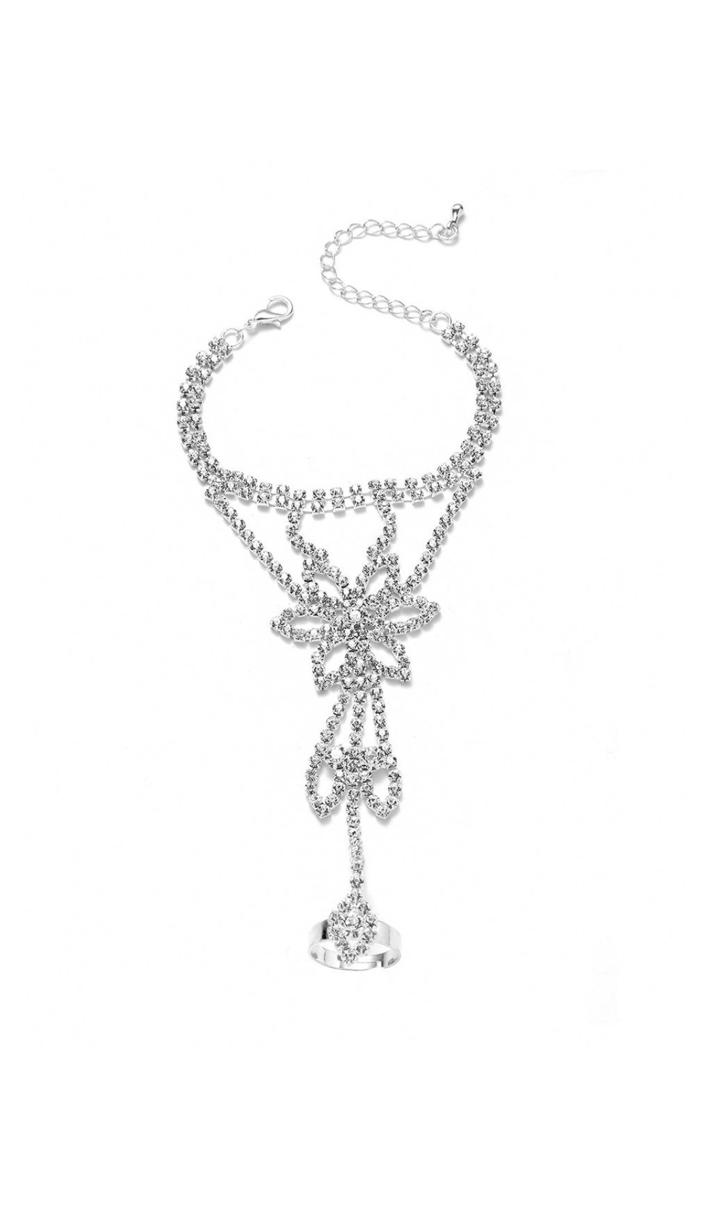 a3e557462880ac646cdaf5138c522674.jpg Fashionslee Women Duchess Rhinestone Interfinger Bracelet