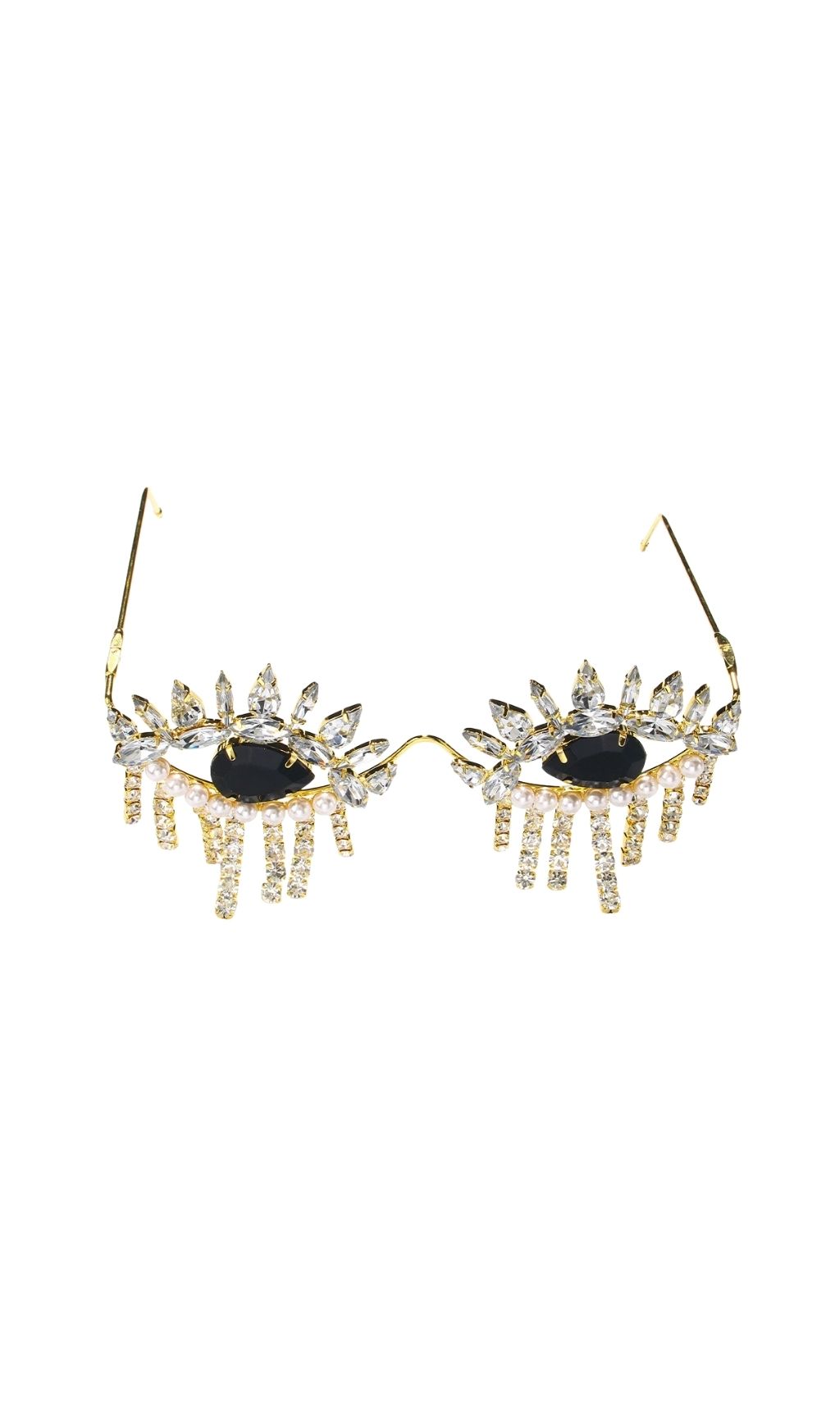TRENDING RHINESTONE FRINGE SUNGLASSES - OWNCI