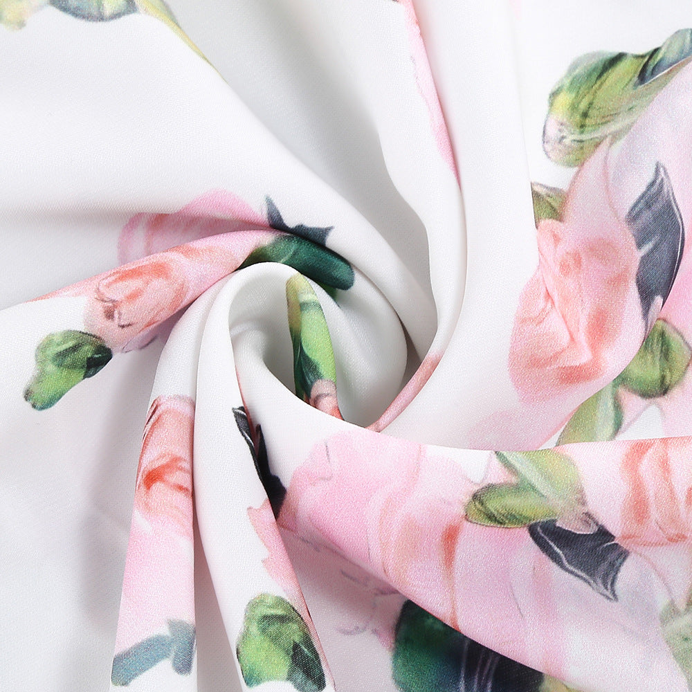 a405648d266d52aecb38233b76e5a78a.jpeg Fashionslee Women Strapless Floral Split Maxi Dress