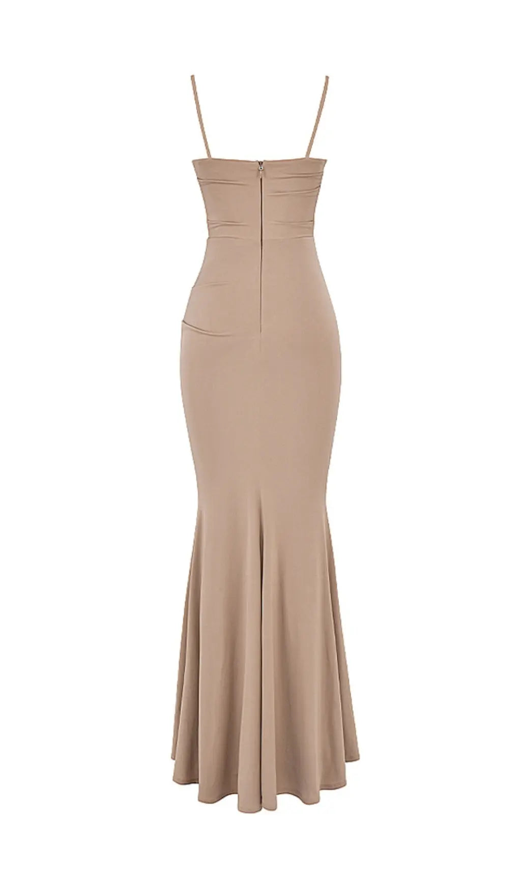 TRENDING ALMOND JERSEY CORSET MAXI DRESS - OWNCI TRENDING ALMOND JERSEY CORSET MAXI DRESS - OWNCI