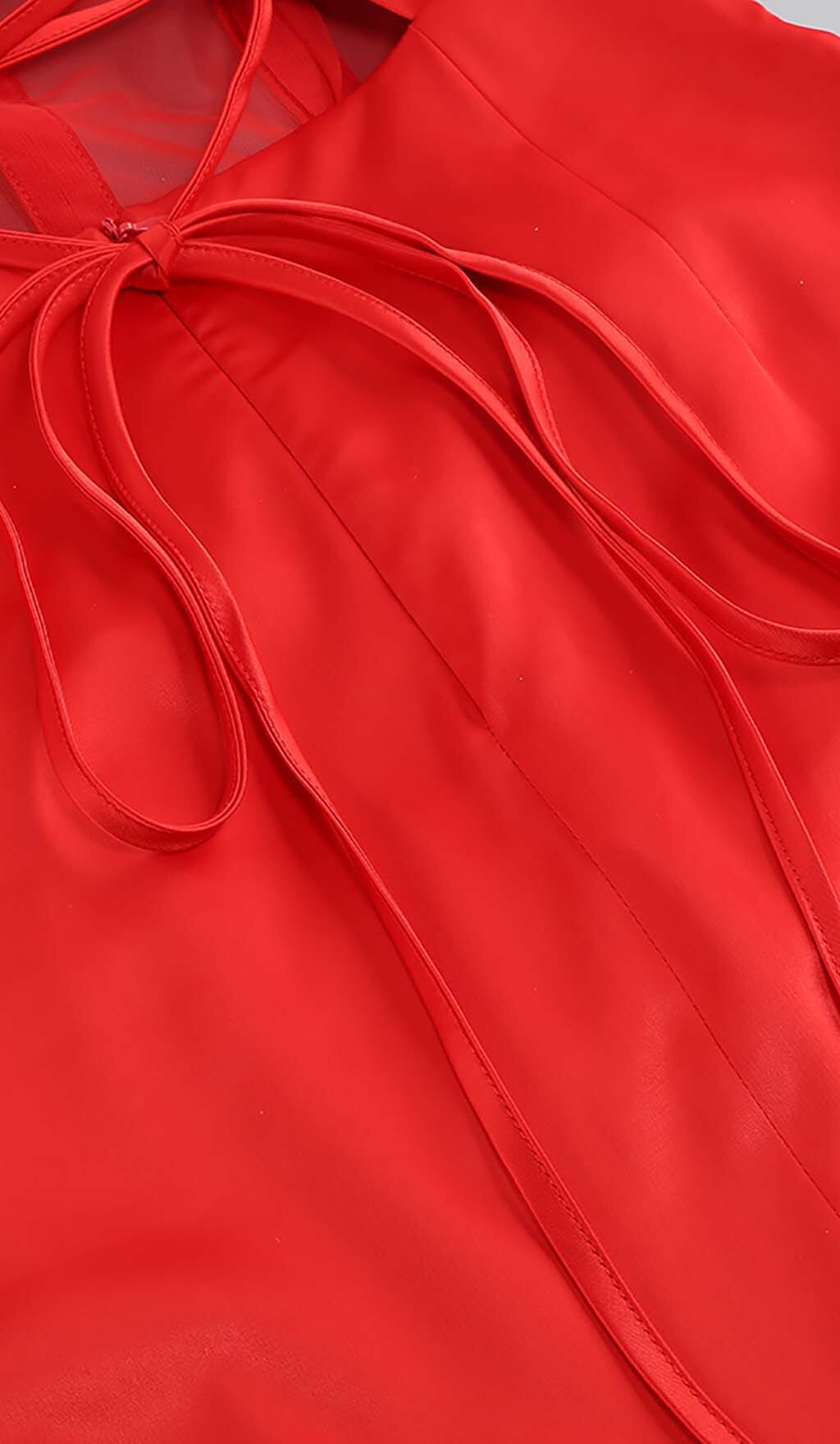 a42460d452c9410421ba60aea056b4eb.jpeg Fashionslee Women Corset Plunge Jacket Dress In Red
