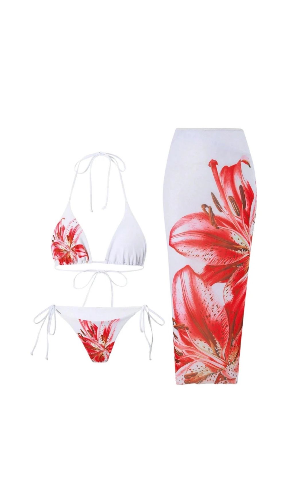 a424fa0379686ab18bfb832b84228a9c.jpg Fashionslee Women Grynn Floral Bikini Three Piece Set In Red