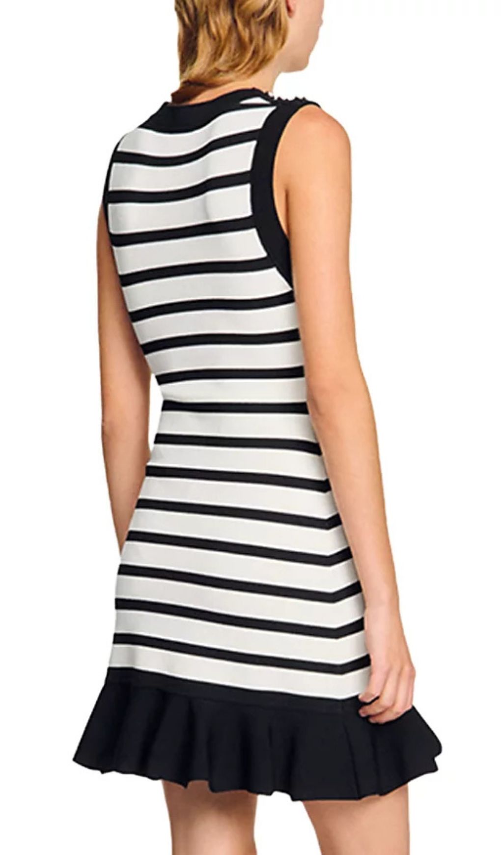 a427fe763938c965c5402c6faa92b758.jpg Fashionslee Women Striped Knit Short Dress