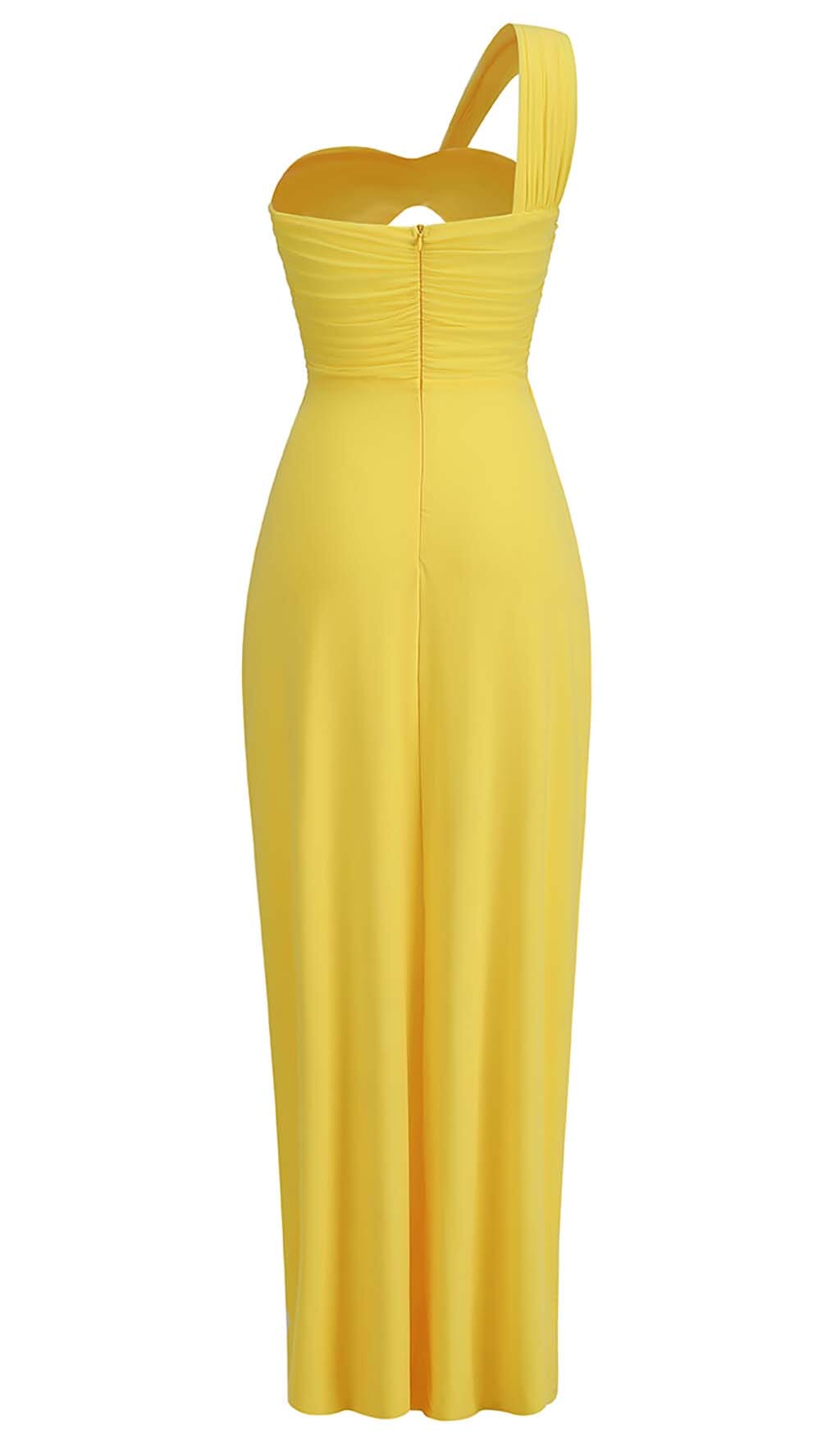TRENDING LEMON CUTOUT MIDI DRESS - OWNCI TRENDING LEMON CUTOUT MIDI DRESS - OWNCI