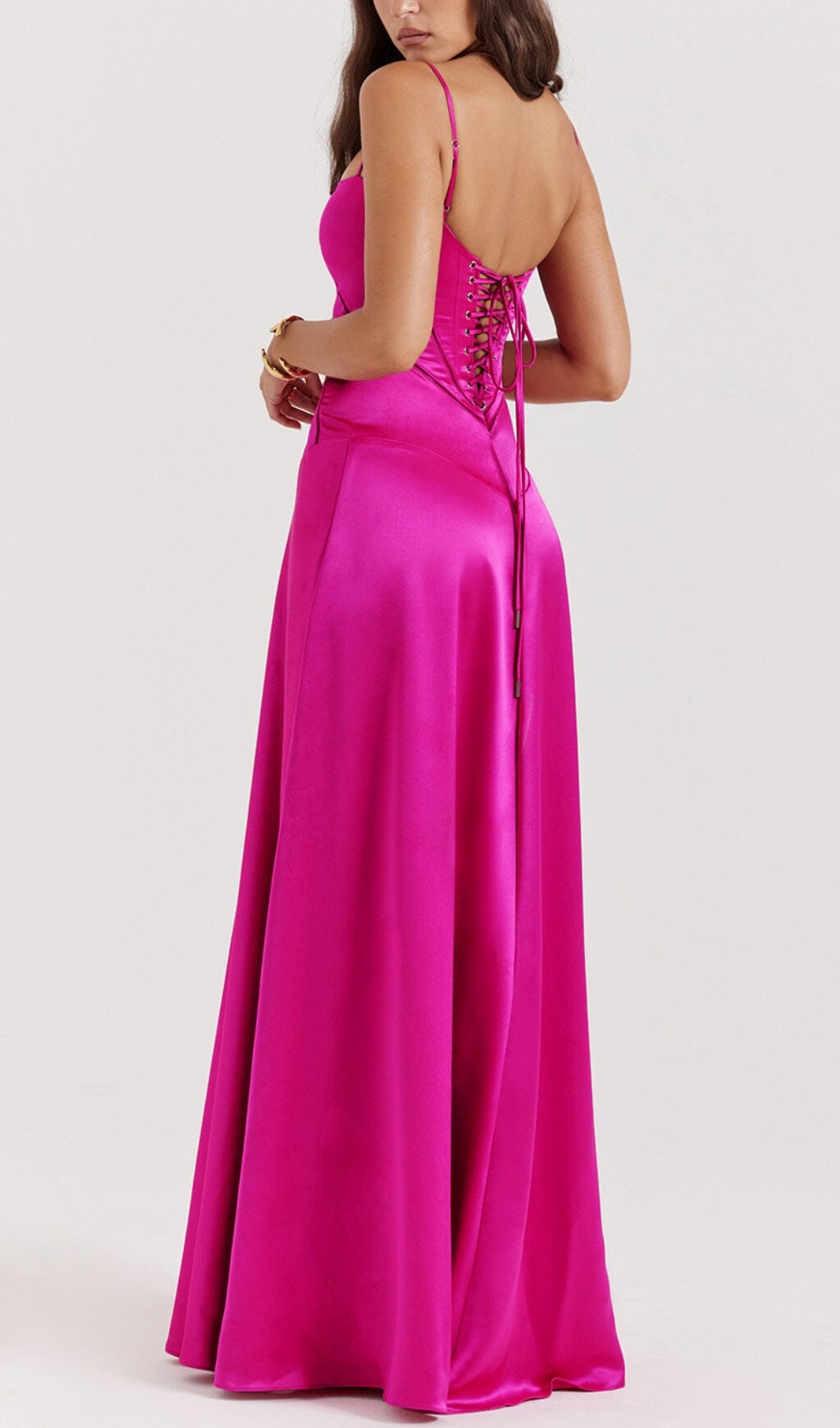 a47e2ed77ac04cc22b41c8d7e8ad3327.jpeg Fashionslee Women Fuchsia Lace Up Maxi Dress