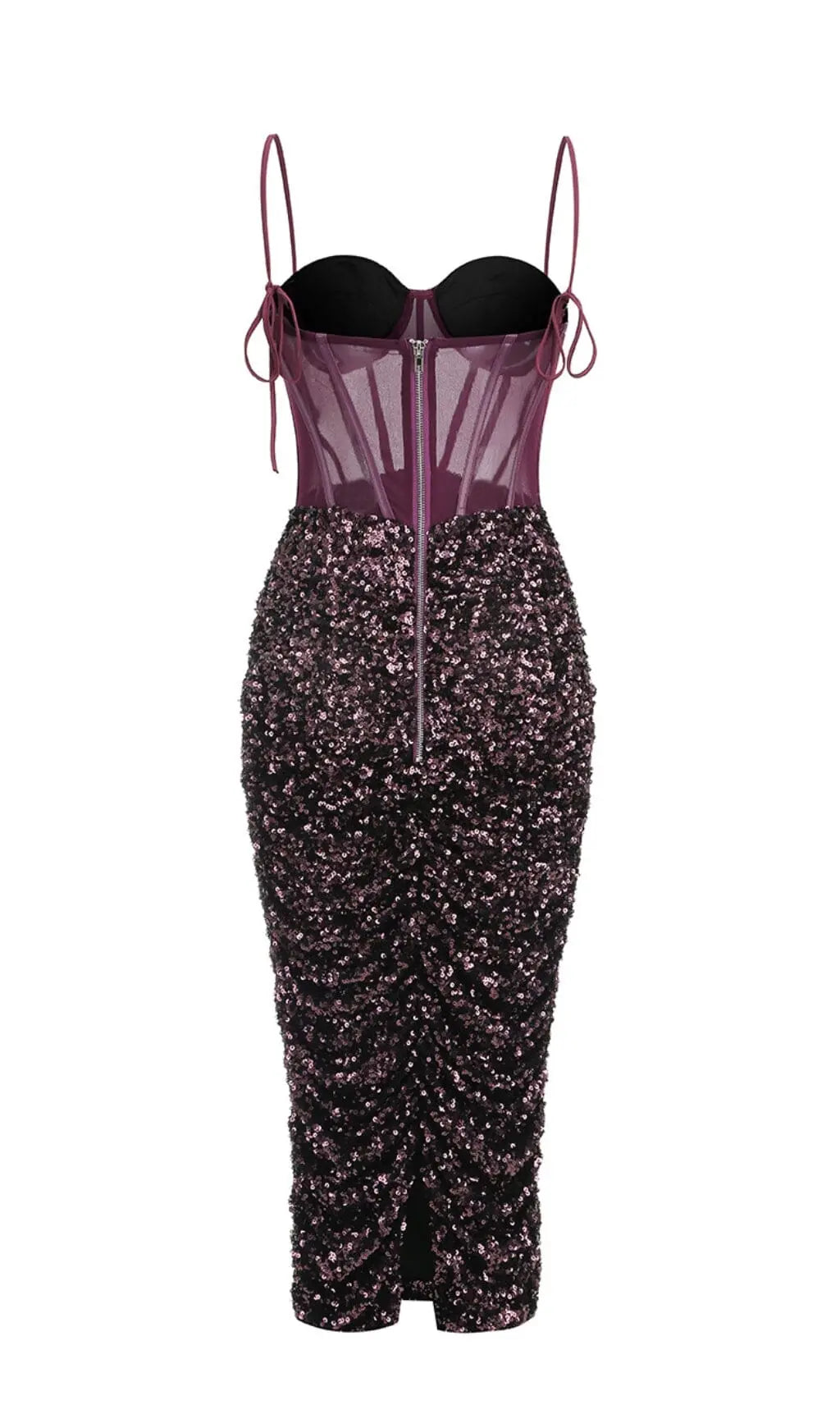 a4f3c0d52318b75452430ec6bf1c754e.jpeg Fashionslee Women Sequin Corset Midi Dress In Wine