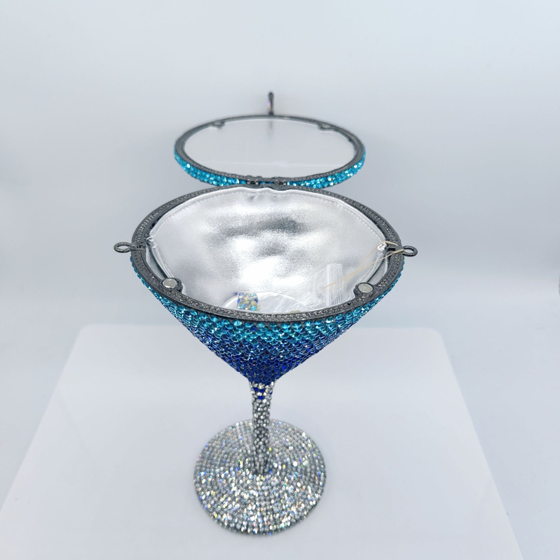 a573c9bb091a286fc121512e65b0786b.jpg Fashionslee Women Garin Blue Rhinestone Goblet Bag