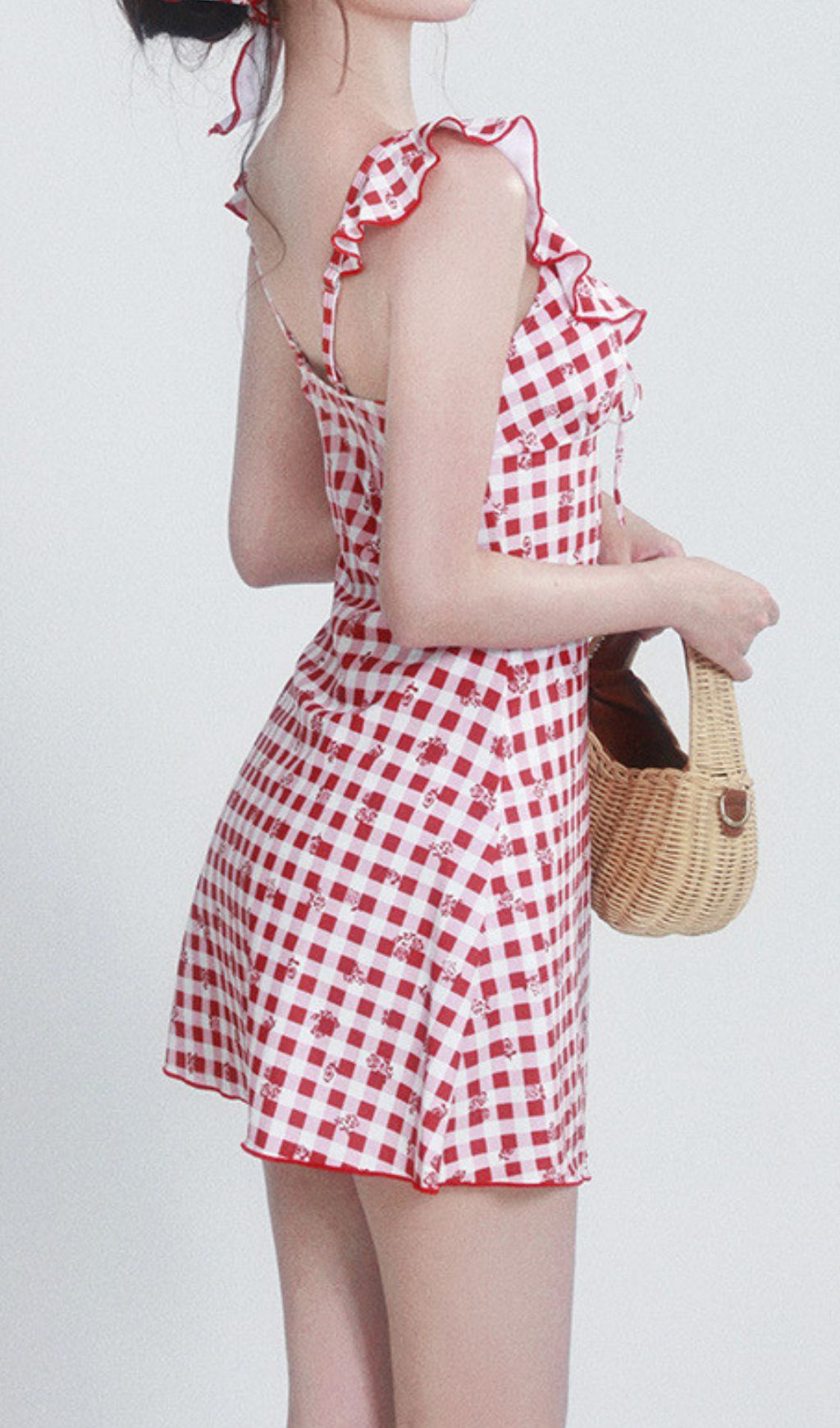a62bbfc7f6cc355290e880d9733d7e68.jpg Fashionslee Women Frost Checkered One-Piece Swimsuit