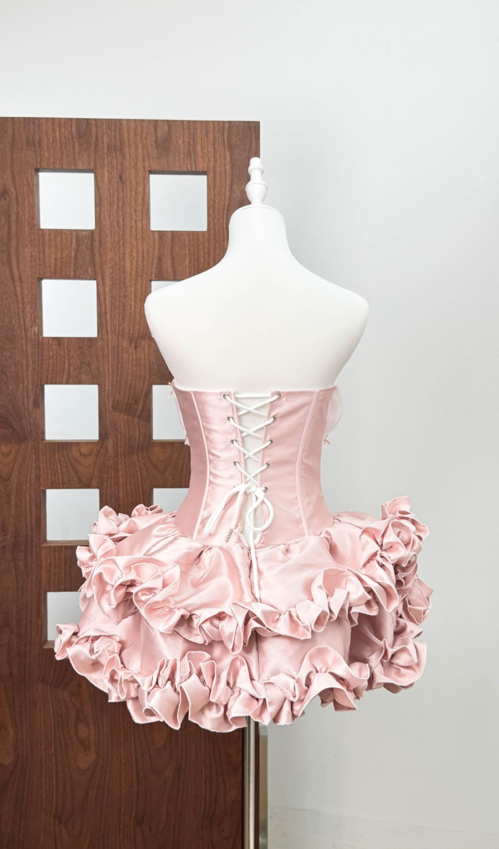 a65d9e30880f550e3485f96d3f9179ca.jpg Fashionslee Women Irca Pink Strapless Corset Mini Dress