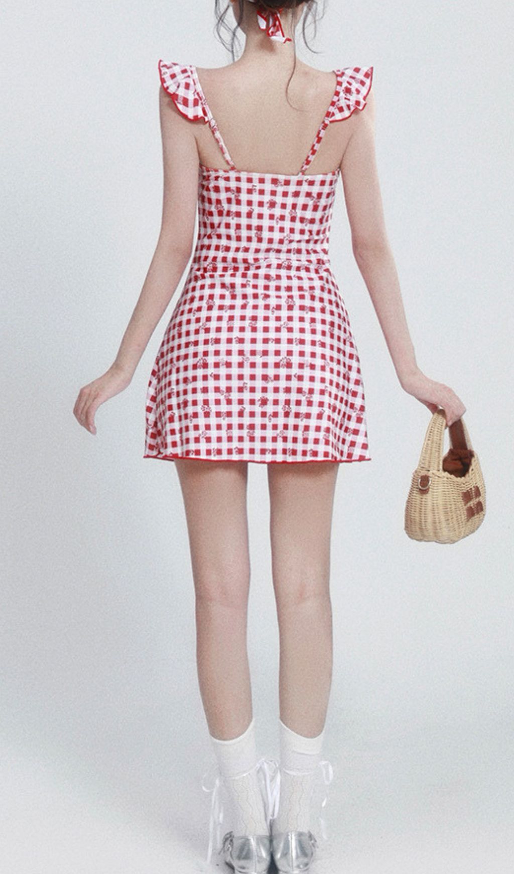 a6665b7d905ff18744e28218862e8421.jpg Fashionslee Women Frost Checkered One-Piece Swimsuit