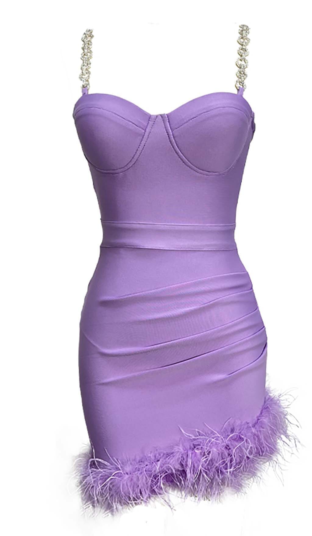 a6cdfd7d4d247cf51b368d30248a316a.jpeg Fashionslee Women Feather Strappy Mini Dress