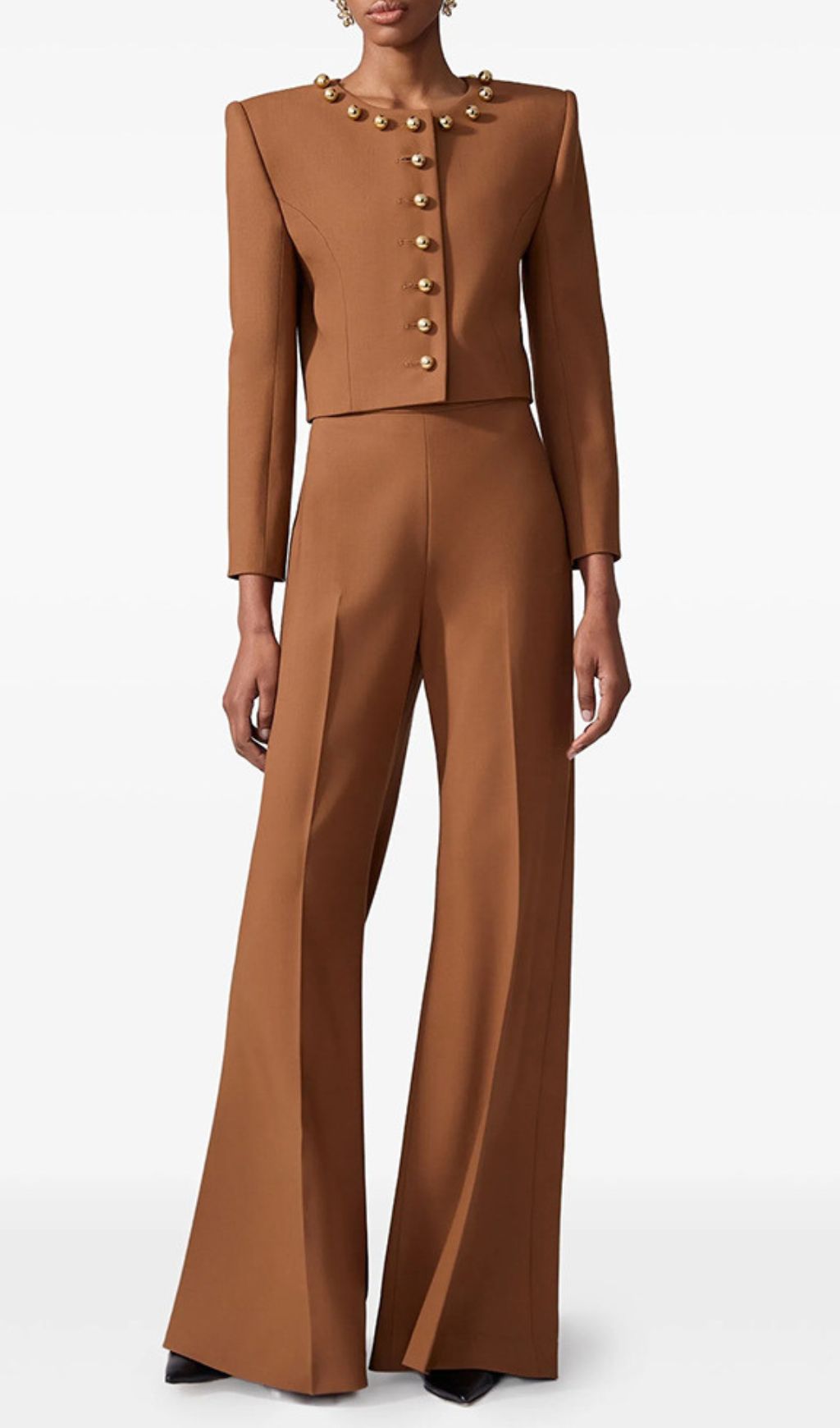 Fashionslee Women Jennifer Round Collar Two-Piece Set