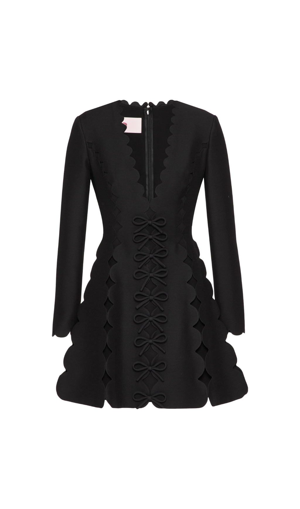 a70c71a0eabeea2d4087f51e4b3a60fa.jpg Fashionslee Women Breonna Black Bow Long Sleeve Mini Dress
