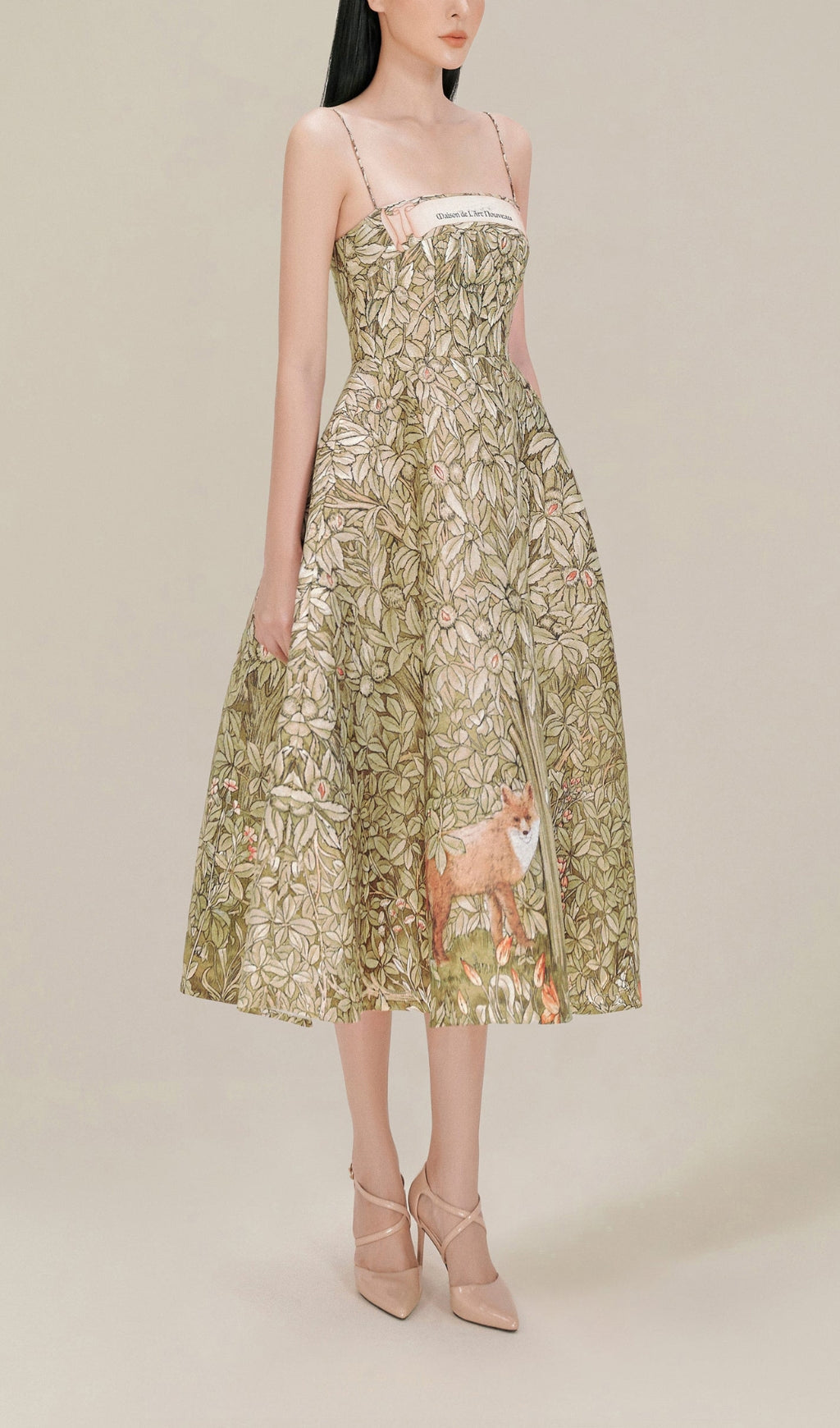 a71b3d69f39f715ff0514a161c9e5369.jpeg Fashionslee Women Jungle Prtinted Midi Dress