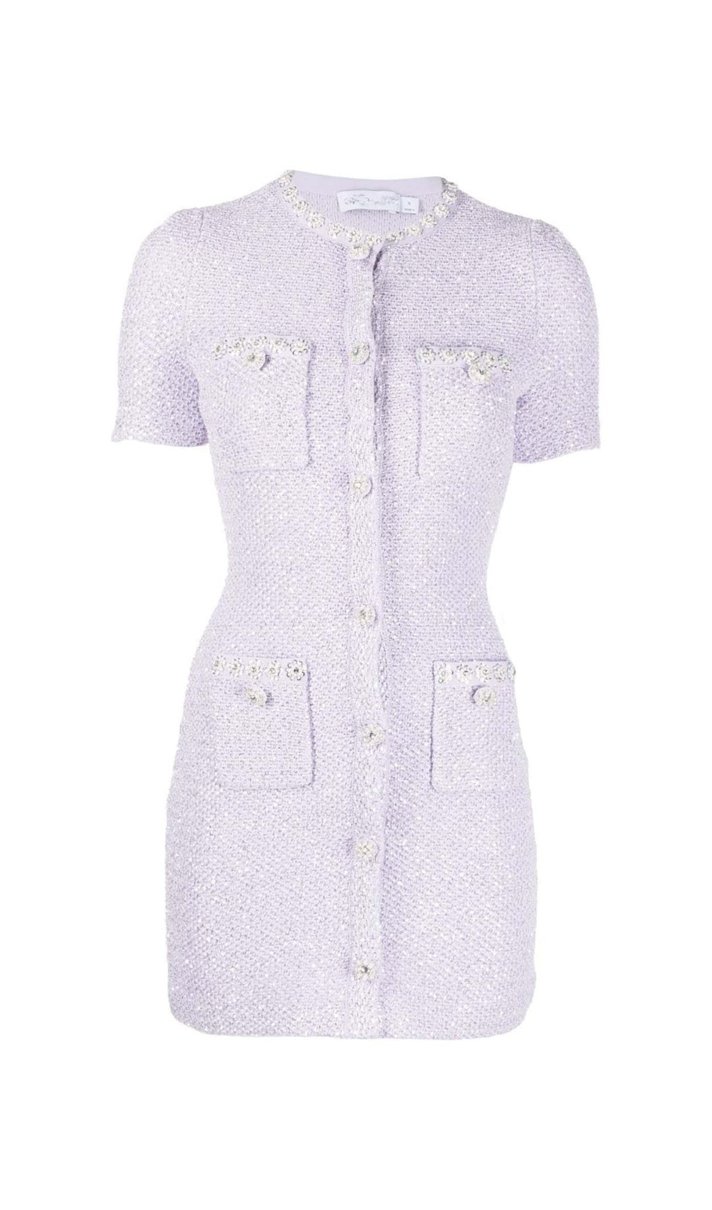 a72876e15b4315d104ffd7759605e466.jpeg Fashionslee Women Crystal-Embellished Button Mini Dress In Lilac