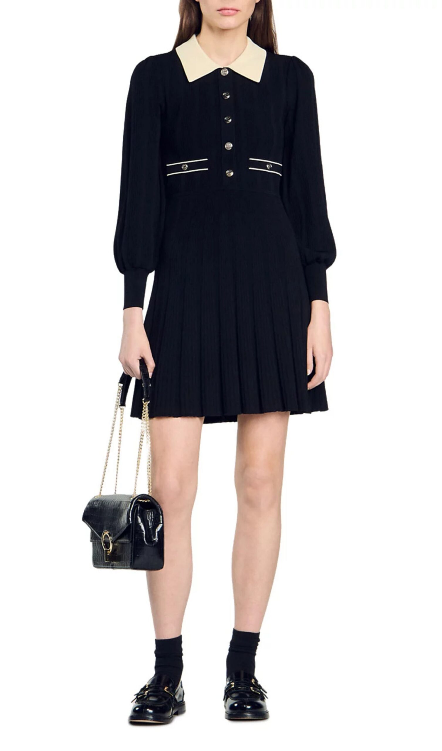 Fashionslee Women Lison Short Knit Dress