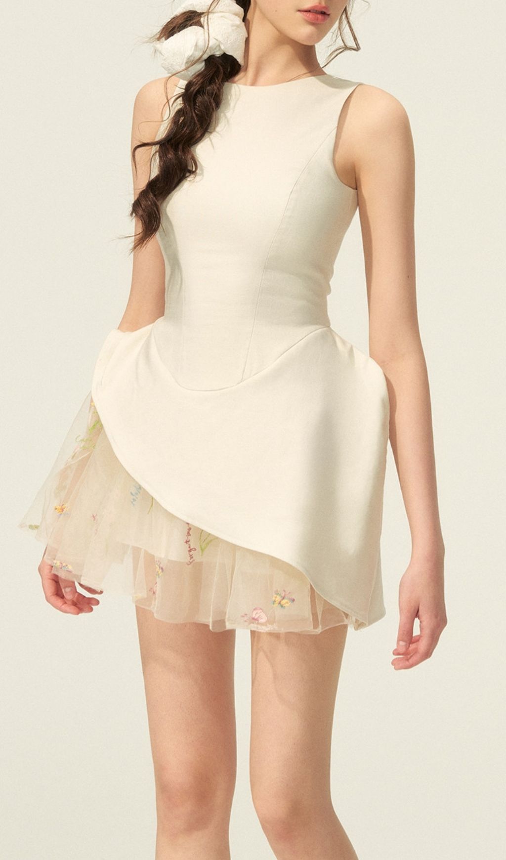 a7949057f9f43eeb3fef1f206277d959.jpg Fashionslee Women Keiandra Sleeveless Flower Mini Dress