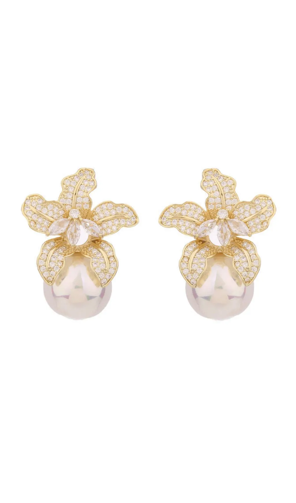 TRENDING GOLD PEARL DROP EARRINGS - OWNCI TRENDING GOLD PEARL DROP EARRINGS - OWNCI