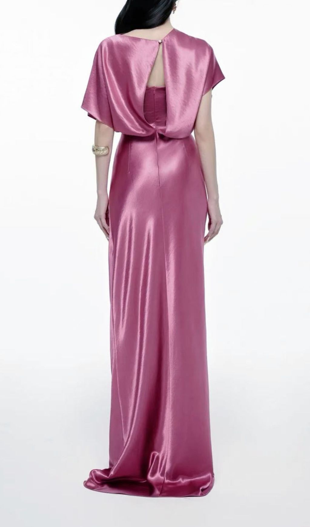 Fashionslee Women Kaylor Satin Maxi Dress