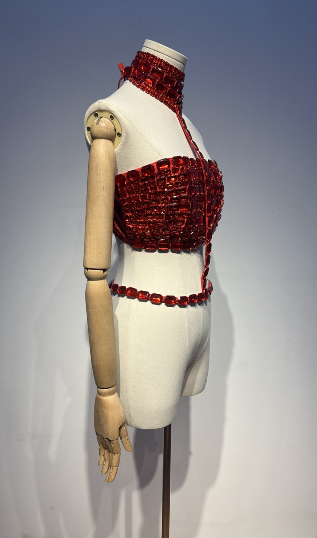 a9312babf0ae7ccf2b5b13fa2140767d.jpeg Fashionslee Women Athalia Red Rhinestone Cutout Crop Top