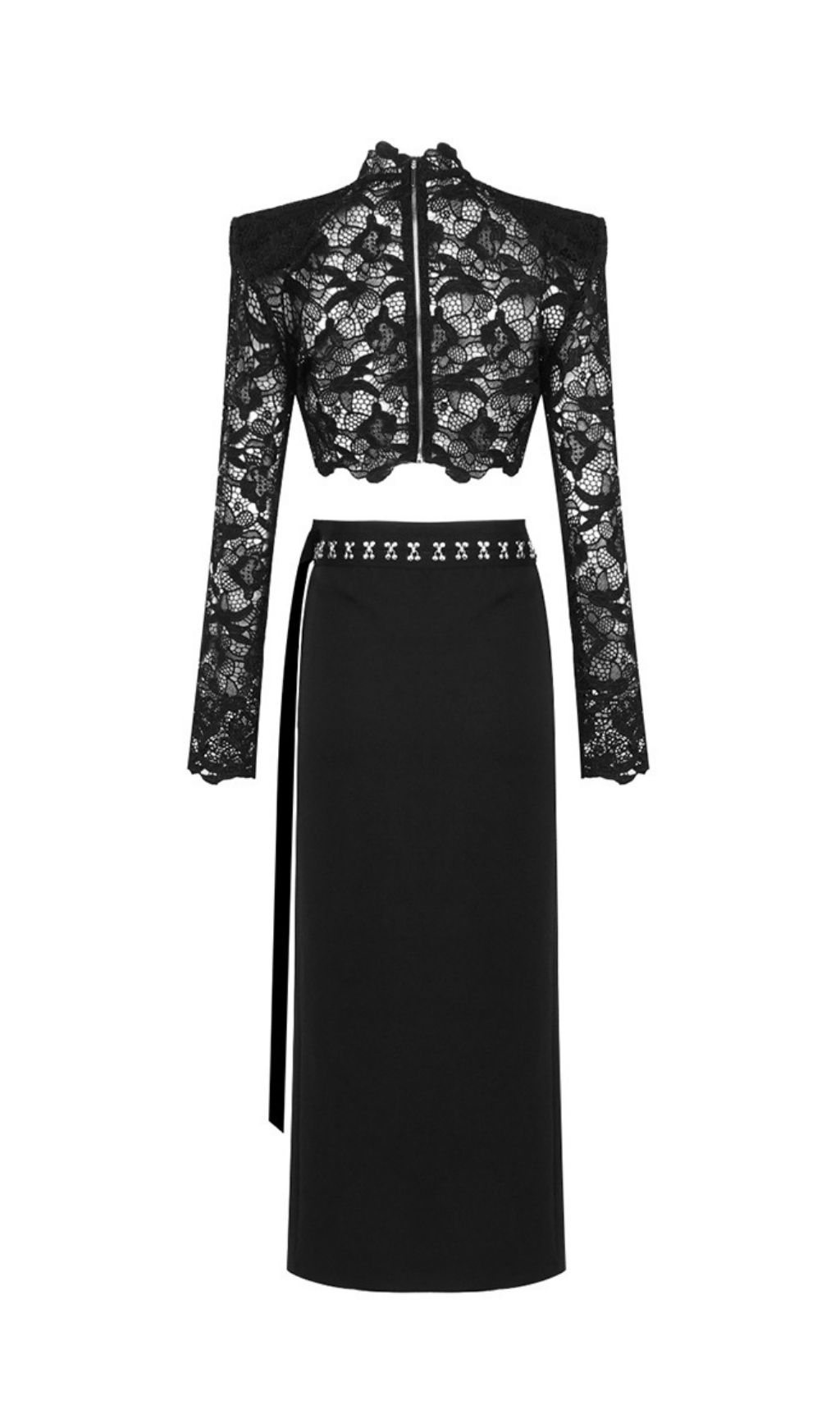 a9369670666c0856850fd484d1091938.jpg Fashionslee Women Keeva Black Lace Two-Piece Set